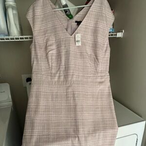 Ann Taylor size 14 pink sheath dress NWT